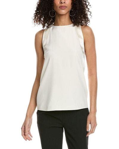 burberry silk sleeveless top